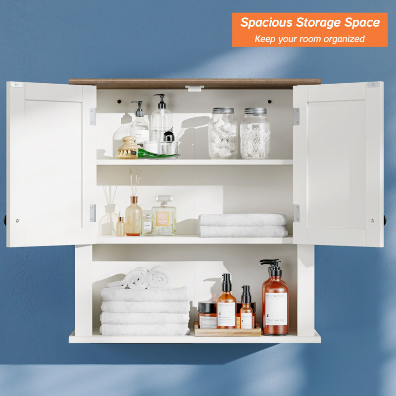 Fitueyes Wall Mounted OverTheToilet Storage Wayfair